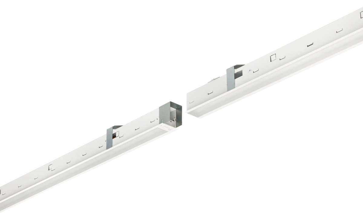 TrueLine Einbau- und Einlegeleuchten, 38 W, 1410x80 mm, PCV, 5000 lm, 4000 K, CRI90, DALI-regelbar – Bild 2 von 10