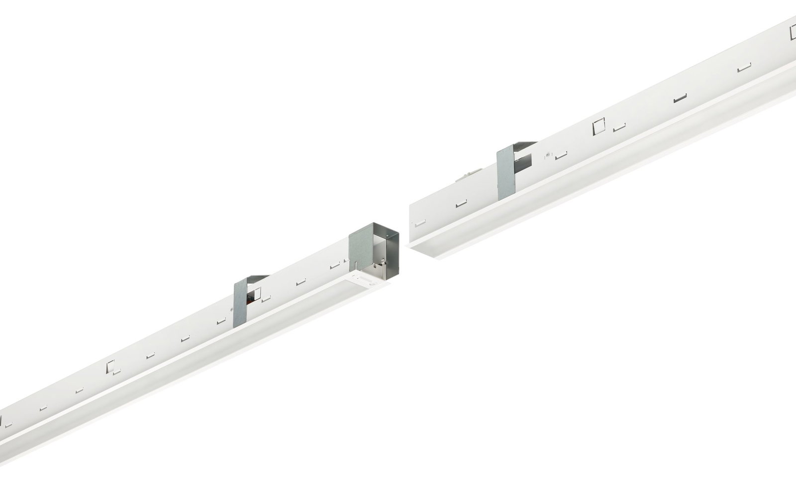 TrueLine Einbau- und Einlegeleuchten, 38 W, 1410x80 mm, PCV, 5000 lm, 4000 K, CRI90, DALI-regelbar – Bild 2 von 10