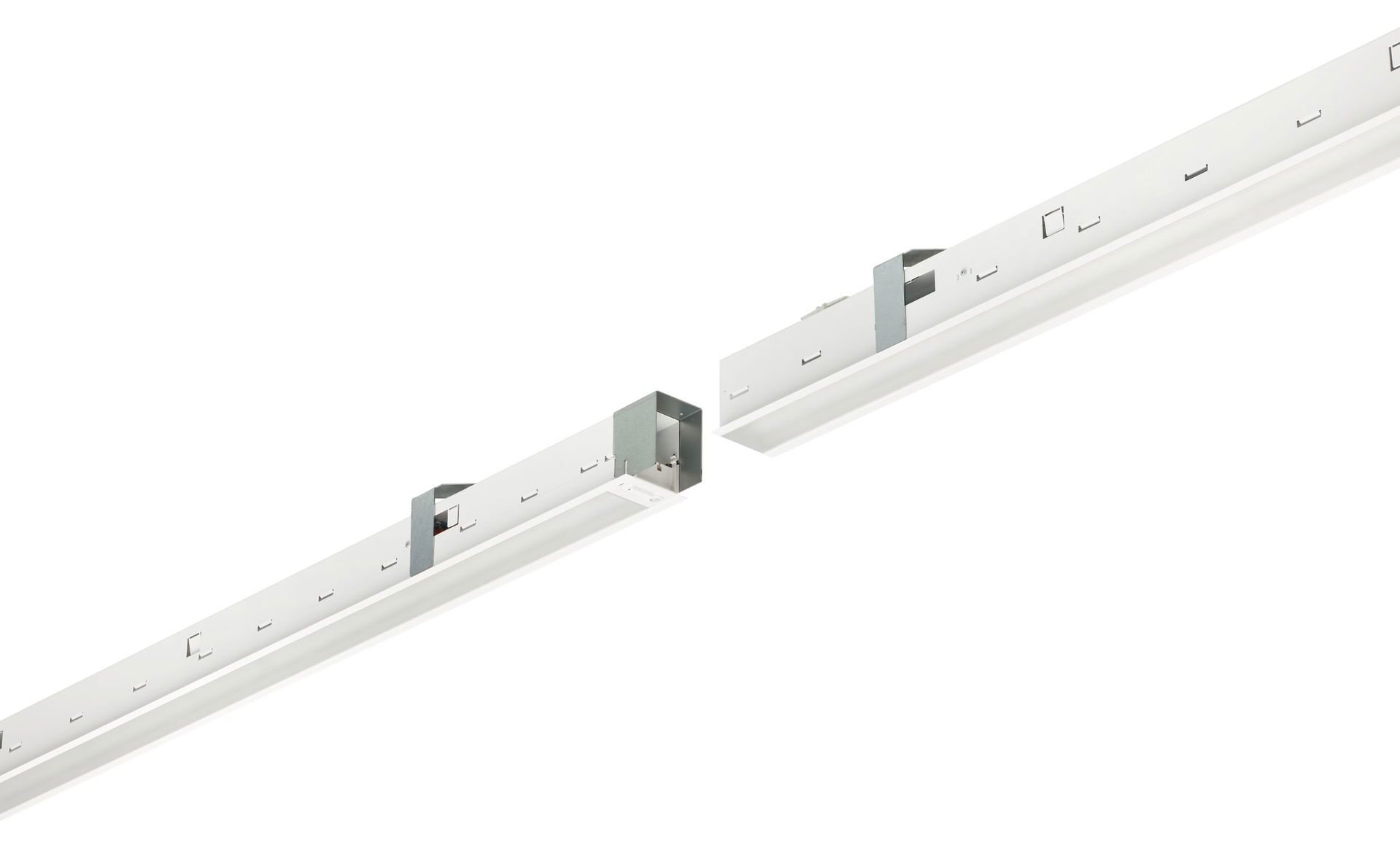TrueLine Einbau- und Einlegeleuchten, 38 W, 1410x80 mm, PCV, 5000 lm, 4000 K, CRI90, DALI-regelbar – Bild 2 von 10