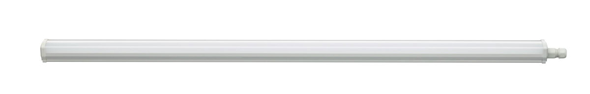 Ledinaire Feuchtraumleuchte WT060C, (in brown Eco Packaging), 28 W, L1500 mm, 3400 lm, 4000 K, Symmetrisch, Opal, IP66, IK08 – Bild 2 von 3