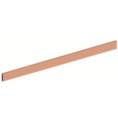 CU-Schiene 12x5 mm, L:496mm, Kupferschiene, lose Lieferung