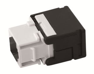 ZE311 Buchse RJ45 Kunststoff für Zählerfelder mit Zählerkreuz.