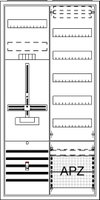 Komplettschrank, Aufputz, Dreipunkt, A27 1Z1V5A2