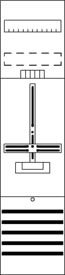 Zählerfeld 7RE 1Z 16Q, vorverdrahtet mit Zählerkreuz 16mm² – Bild 2 von 3