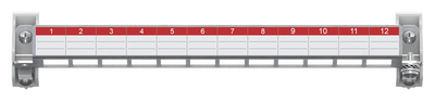 ZEP12 Patchpanel 12 Module E-Dat oder Keystone