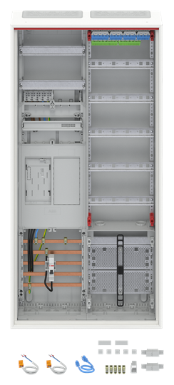 Komplettschrank, Aufputz, BKE-I, A27 1Z1R1V5A2, Schutzklasse II, Schutzart IP31 – Bild 2 von 3