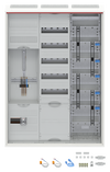 DA37CD Komplettschrank, AP Dreipunkt, A37 1Z1V7M1A2