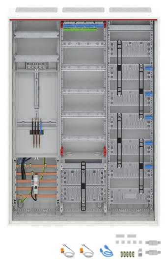 Komplettschrank, Aufputz, Dreipunkt, A37 1Z1V7M1A2