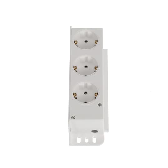 3-fach Steckdose, Steckdosentöpfe 120° drehbar, 230V