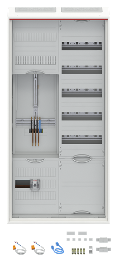 Komplettschrank, Aufputz, Dreipunkt, A27 1Z1V5A2 – Bild 2 von 3