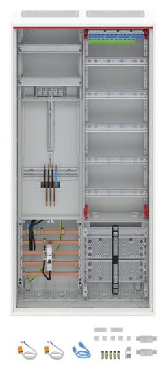 Komplettschrank, Aufputz, Dreipunkt, A27 1Z1V5A2