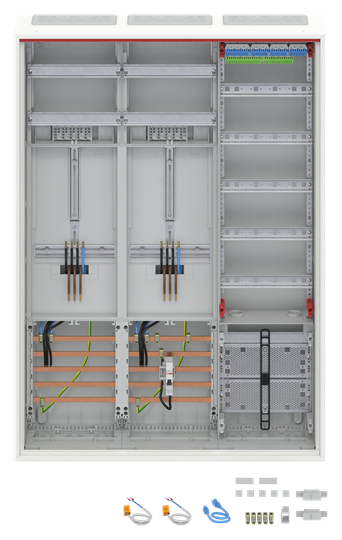 Komplettschrank, Aufputz, Dreipunkt, A37 2Z1V5A2