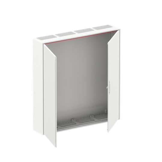 Wandschrank, leer, 4FB, 7-reihig, Schutzklasse II, Schutzart IP44 – Bild 2 von 3