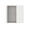 Wandschrank, leer, 5FB, 9-reihig, Schutzklasse II, Schutzart IP44