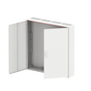 Wandschrank, leer, 4FB, 7-reihig, Schutzklasse II, Schutzart IP44