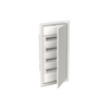 Stromkreisverteiler, Unterputz, 48 Platzeinheiten, mit Tür und Blendrahmen