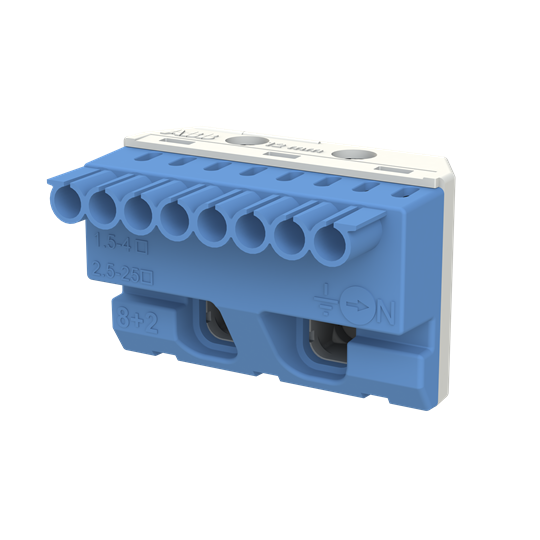 N-Klemmenblock 8x4+2x25mm², Quick-Steckklemme – Bild 3 von 3