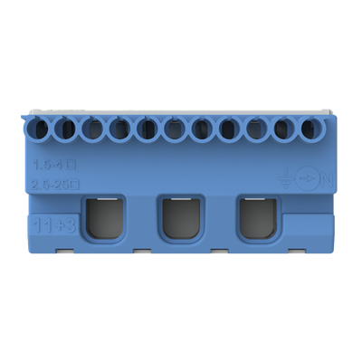 ZK113B N-Klemmenblock 11x4+3x25qmm Quick-Steckklemme