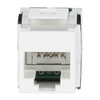ZE311 Buchse RJ45 Kunststoff für Zählerfelder mit Zählerkreuz.
