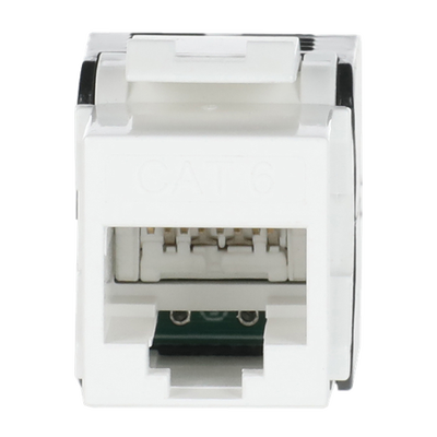 ZE311 Buchse RJ45 Kunststoff für Zählerfelder mit Zählerkreuz.