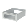 AU712 Unterteil 370x300x130 2x300 offen APO RAL7035