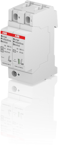 SPD Typ 2 für 230/400V TT-1Phasig N+1P, Imax 40kA, In 20kA, Up 1, 5kV   