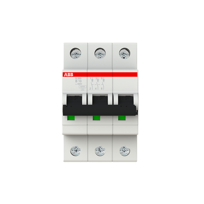 Sicherungsautomat B-Char., 6 kA, 10 A, 3P