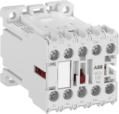 MC2C301ARWJD-RAIL Kleinschütz 3S, Hilfs 1Ö, 110V DC Ringkabelschuhanschluss 