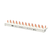 Phasenschiene 3-phasig+N, kürzbar, Endkappe PSc-END 12 Module, 24 Pins, 10 mm²