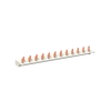 Phasenschiene 1-phasig+N, kürzbar, Endkappe PSc-END 12 Module, 24 Pins, 10 mm²