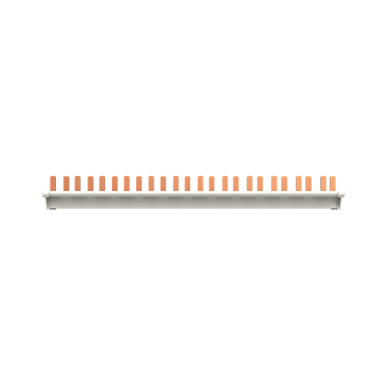 Phasenschiene 1-phasig+N, kürzbar, Endkappe PSc-END 12 Module, 24 Pins, 10 mm²