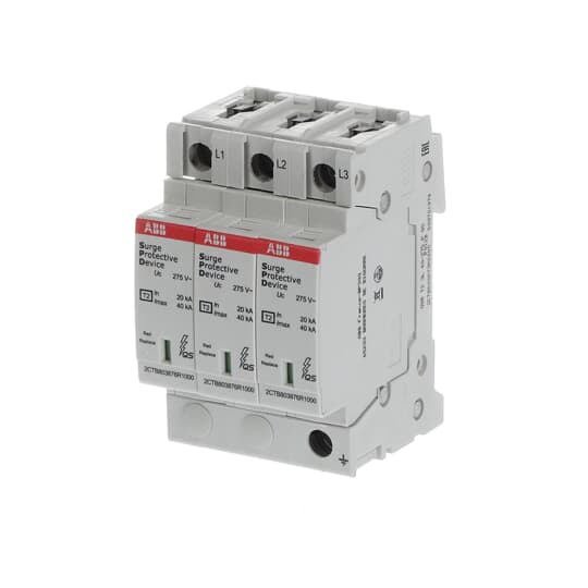 SPD Typ 2 für 230/400V TN-C 3P, Imax 40kA, In 20kA, Up 1, 25kV – Bild 3 von 3