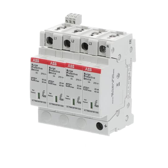 SPD Typ 2 für 230/400 V TN-S 4P, Imax 40kA, In 20kA, Up 1, 25kV, TS Telesignal – Bild 3 von 3