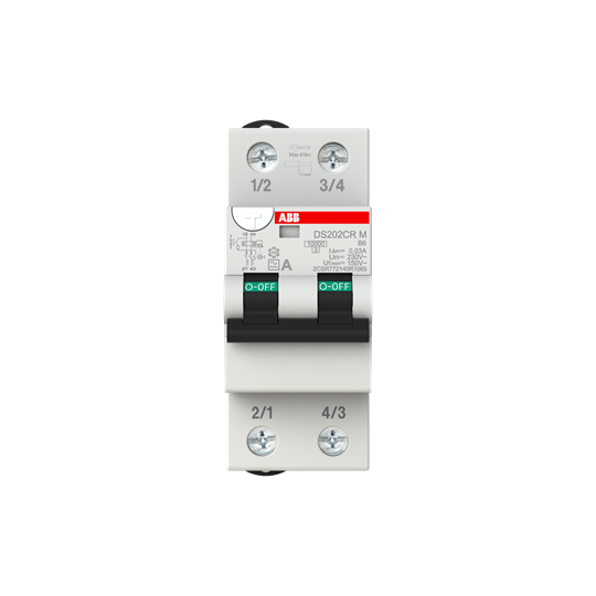 FI/LS-Schalter 10 kA, 2P, Typ A, B6, 30 mA 2 Teilungseinheiten