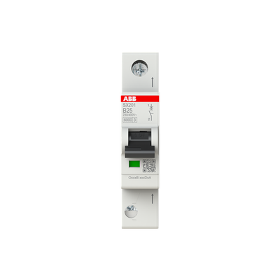 Sicherungsautomat Flexline B-Char., 6kA, 25A, 1P FlexLine Push-in Technologie
