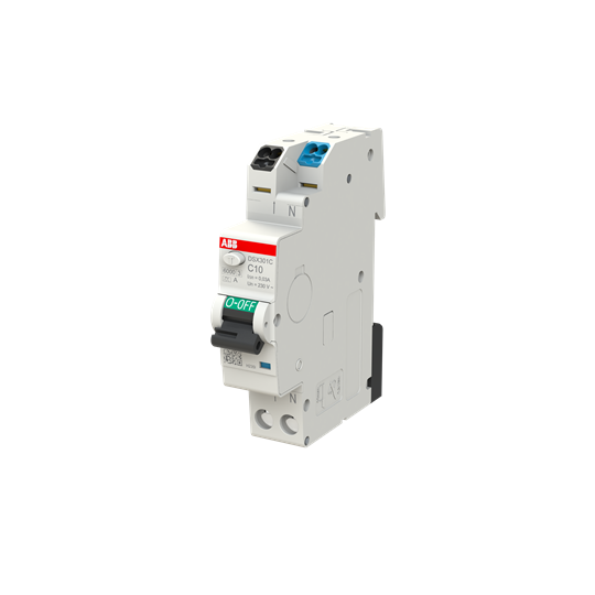 FI/LS-Schalter, 1 TE 6kA, 1P+N, Typ A, C10, 30mA FlexLine Push-in Technologie – Bild 3 von 3