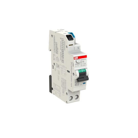 FI/LS-Schalter, 1 TE 6kA, 1P+N, Typ A, C16, 30mA FlexLine Push-in Technologie – Bild 2 von 3