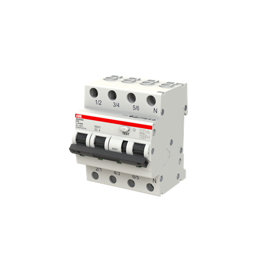 FI/LS-Schalter 6kA 3P+N Typ A, C 32, 30mA 6kA IEC/EN 61009, 10kA IEC/EN 60947-2 – Bild 3 von 3