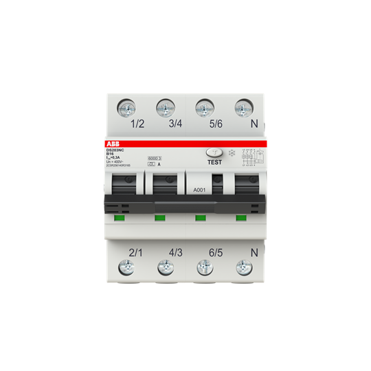 FI/LS-Schalter 6kA 3P+N Typ A, B16, 300mA 6kA IEC/EN 61009, 10kA IEC/EN 60947-2