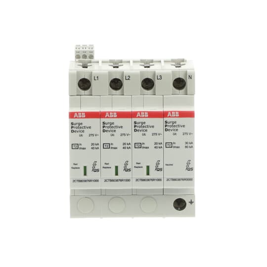 SPD Typ 2 für 230/400 V TT/TN-S 3 Ph.+N, Imax 40kA, In 20kA, Up 1, 25kV, TS