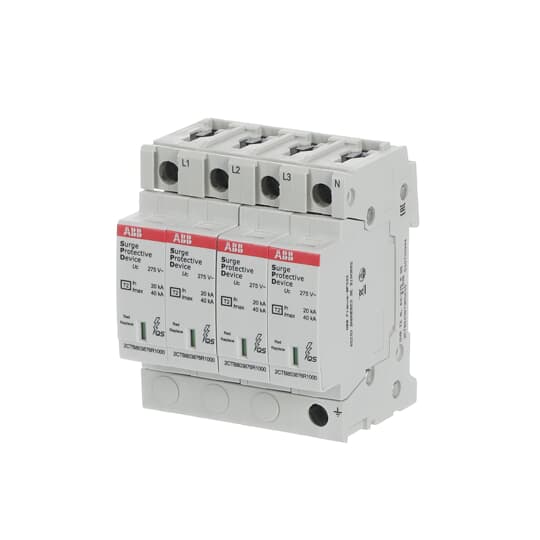 SPD Typ 2 für 230/400 V TN-S 4P, Imax 40kA, In 20kA, Up 1, 25kV – Bild 3 von 3