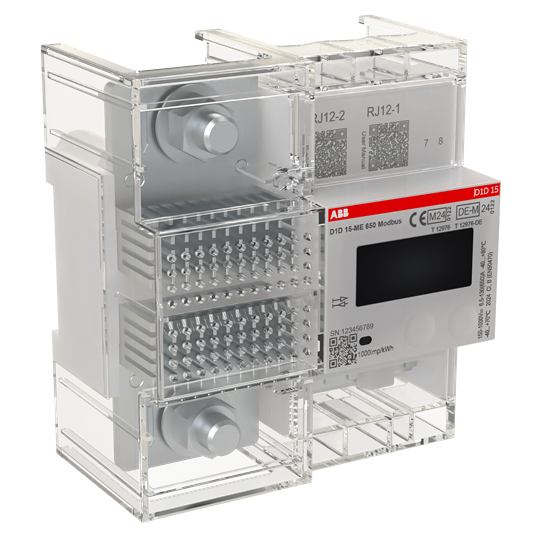 DC-Energiezähler für die Hutschiene MID & PTB, Nennstrom 650A – Bild 2 von 3