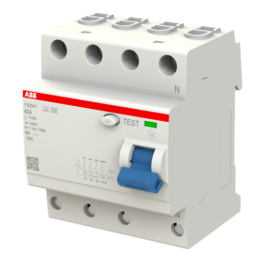 Fehlerstrom-Schutzschalter Typ F 4P 30mA 40 A mischfrequenzsensitiv – Bild 3 von 3