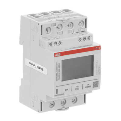 Drehstromzähler 65 A, Modbus RTU, MID, 1 digitaler Eingang und Ausgang   