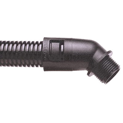 Adaptalok Verschraub. 45° Bogen Typ 45 Außengewinde mit Gegenmutter IP66 20mm