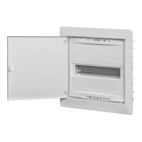 AMIGO Kleinverteiler, 1-reihig, UP mit Volltür,  BxHxT: 330x310x90mm