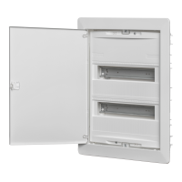 AMIGO Kleinverteiler, 2-reihig, UP mit Volltür,  BxHxT: 330x435x90mm