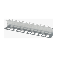 AMIGO Patch Panel, AP für 12x Keystone Module (RJ45)