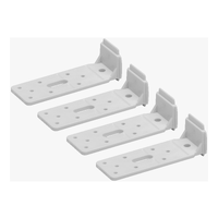 AMIGO Unterputz-Montageset 4 Nagellaschen