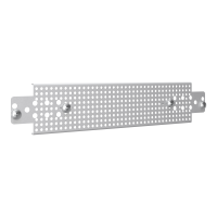 Media Montageplatte 1FB/1RE gelocht 244x100mm (fest)